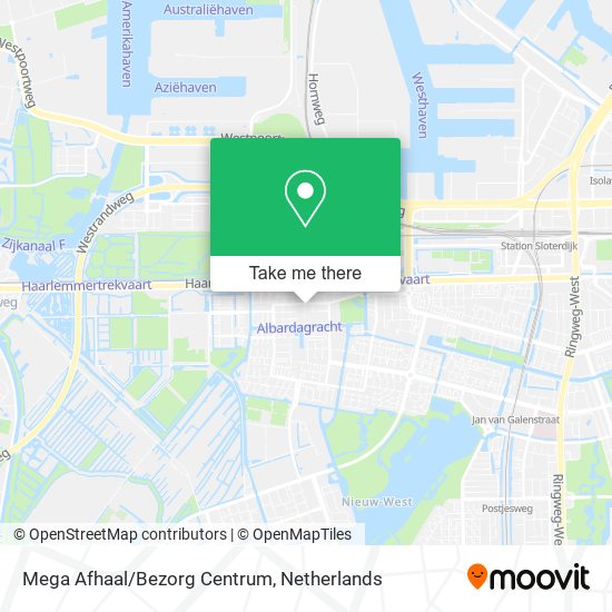Mega Afhaal/Bezorg Centrum Karte