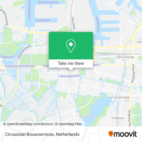 Circassian Bouwservices Karte