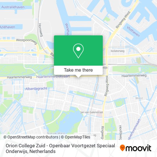 Orion College Zuid - Openbaar Voortgezet Speciaal Onderwijs map