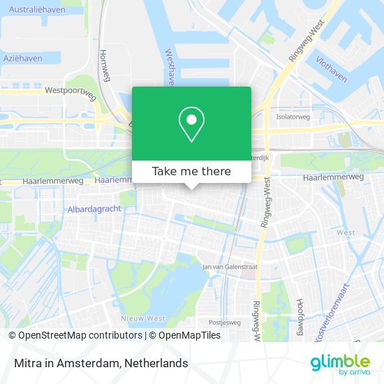 Mitra in Amsterdam Karte