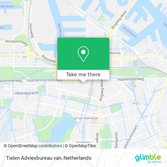 Tielen Adviesbureau van map