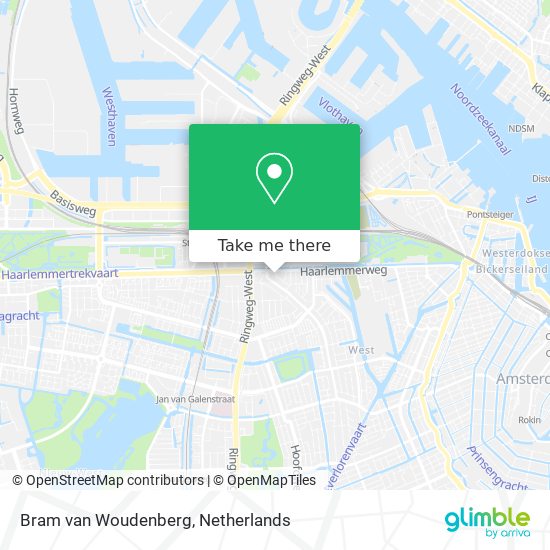 Bram van Woudenberg map