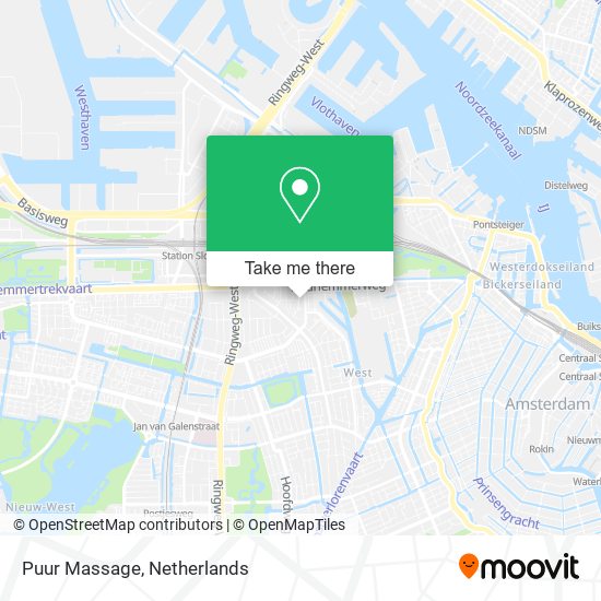 Puur Massage map