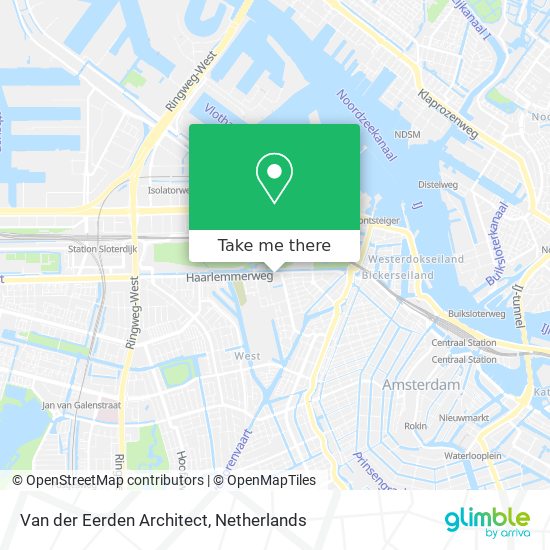 Van der Eerden Architect map