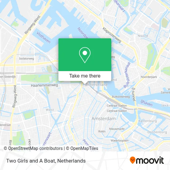 Two Girls and A Boat map