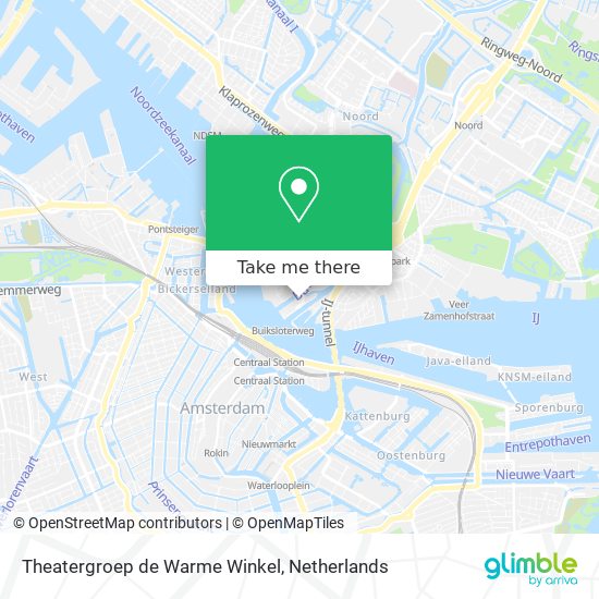 Theatergroep de Warme Winkel map