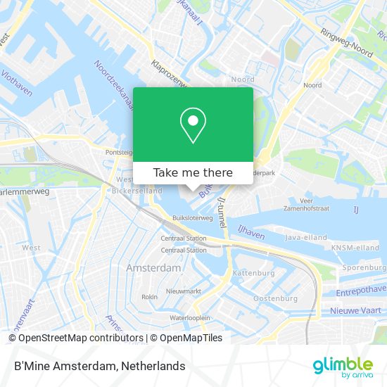 B'Mine Amsterdam map