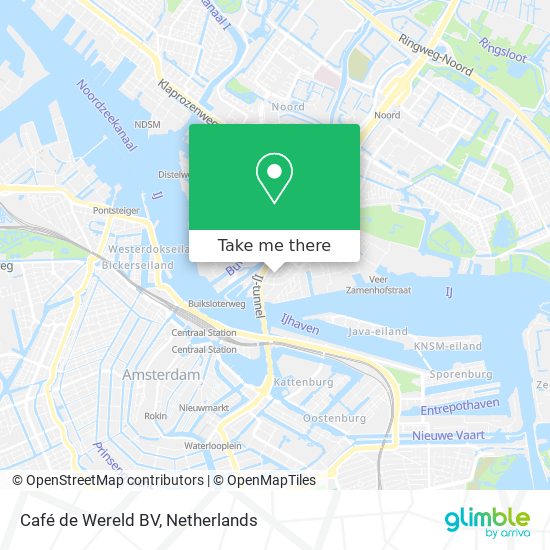 Café de Wereld BV Karte