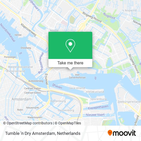 Tumble 'n Dry Amsterdam map