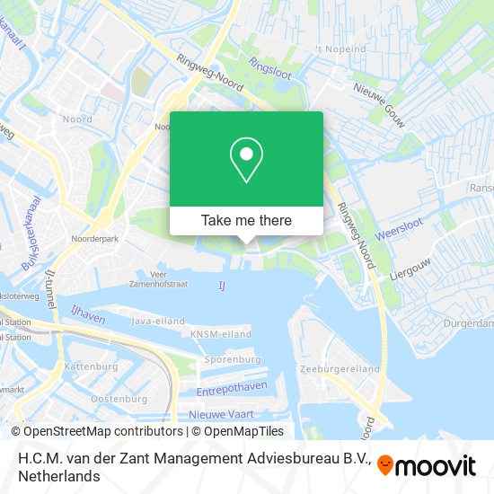 H.C.M. van der Zant Management Adviesbureau B.V. map