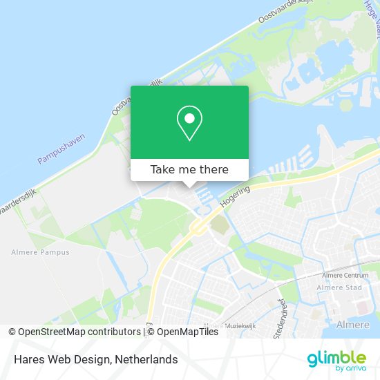 Hares Web Design map
