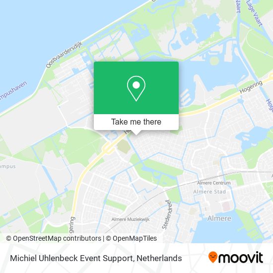 Michiel Uhlenbeck Event Support map