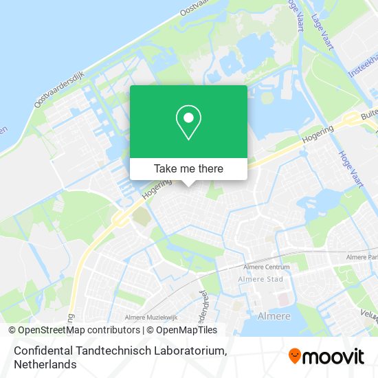 Confidental Tandtechnisch Laboratorium map