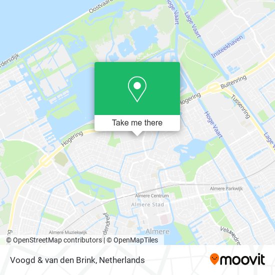 Voogd & van den Brink map