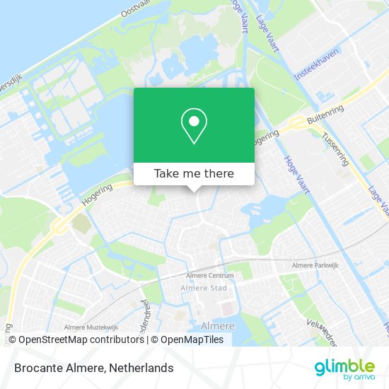 Brocante Almere map