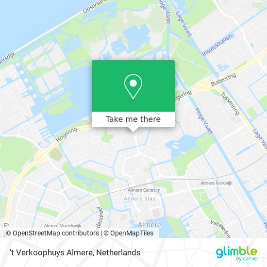 't Verkoophuys Almere map