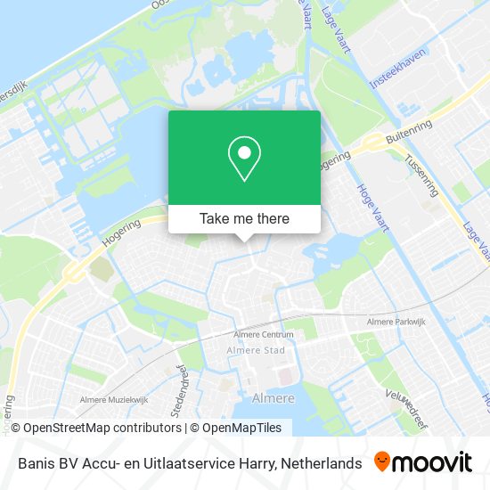 Banis BV Accu- en Uitlaatservice Harry map