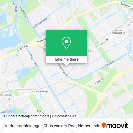 Verkeersopleidingen Chris van der Poel map
