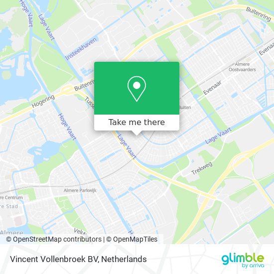 Vincent Vollenbroek BV map