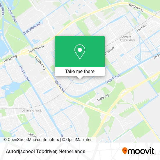 Autorijschool Topdriver map