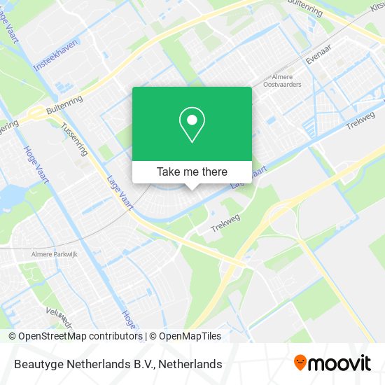 Beautyge Netherlands B.V. map