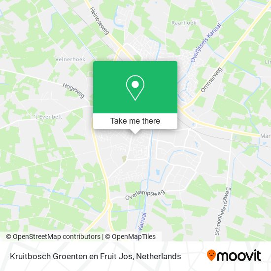 Kruitbosch Groenten en Fruit Jos map