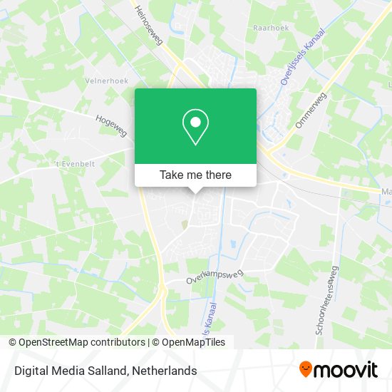 Digital Media Salland map