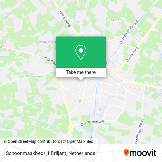 Schoonmaakbedrijf Briljant Karte