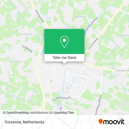 Gissense map