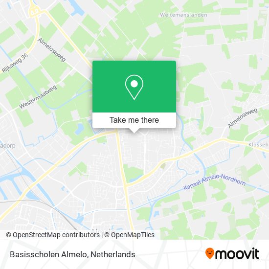 Basisscholen Almelo map