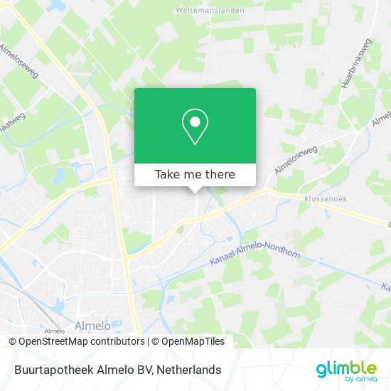 Buurtapotheek Almelo BV map