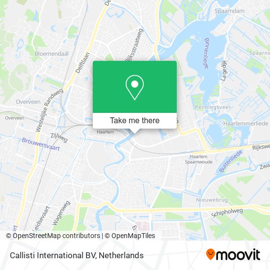 Callisti International BV map