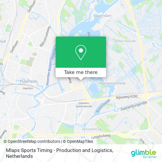 Mlaps Sports Timing - Production and Logistics Karte