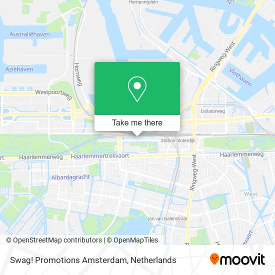 Swag! Promotions Amsterdam map