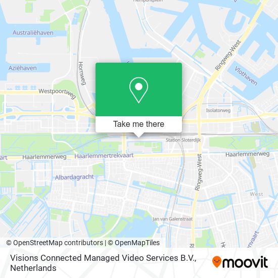 Visions Connected Managed Video Services B.V. Karte