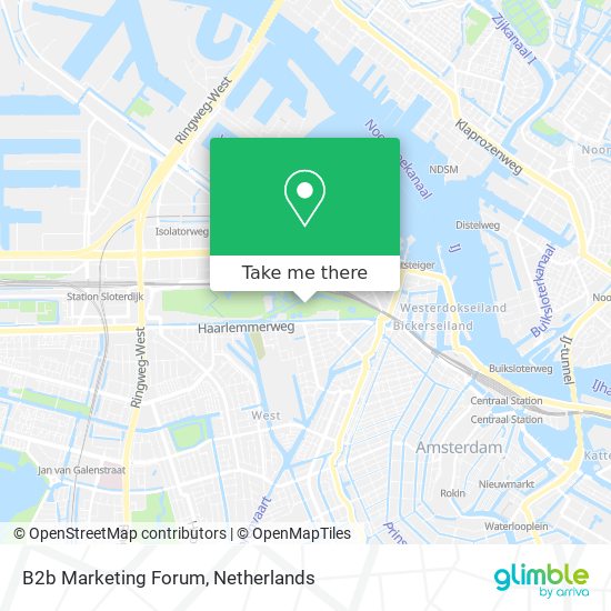 B2b Marketing Forum map