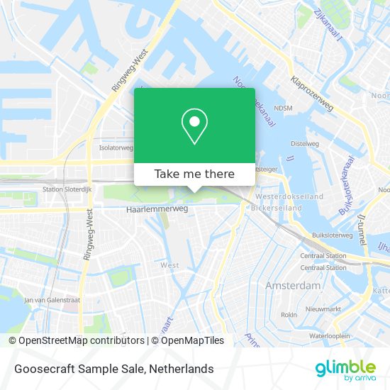 Goosecraft Sample Sale map