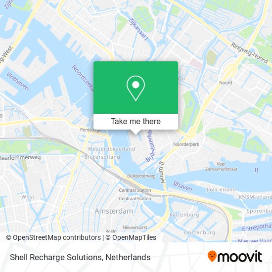 Shell Recharge Solutions map