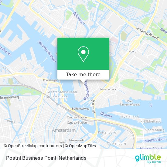 Postnl Business Point map