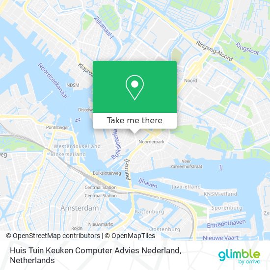 Huis Tuin Keuken Computer Advies Nederland map