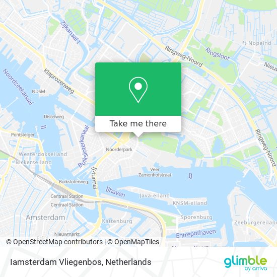 Iamsterdam Vliegenbos Karte