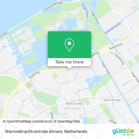 Warmtekrachtcentrale Almere map