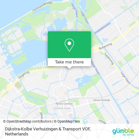 Dijkstra-Kolbe Verhuizingen & Transport VOF Karte
