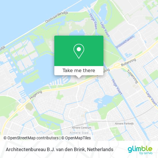 Architectenbureau B.J. van den Brink map