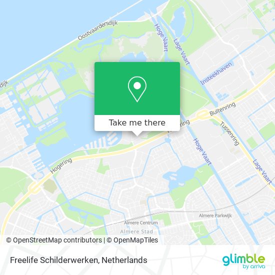 Freelife Schilderwerken map