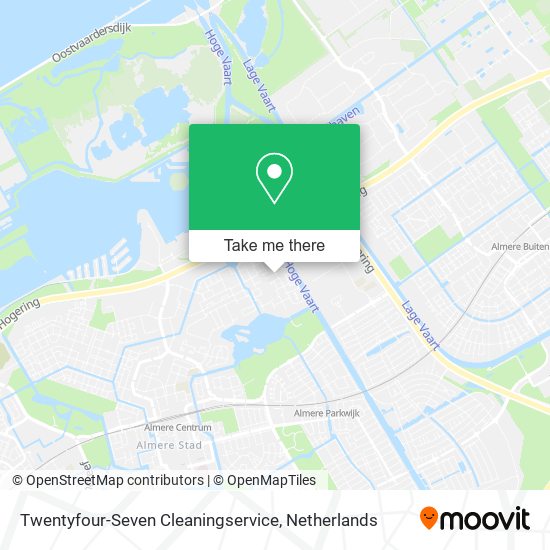 Twentyfour-Seven Cleaningservice map