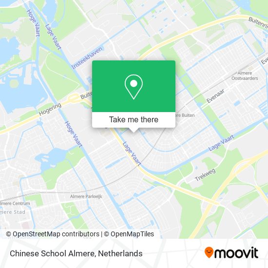 Chinese School Almere map