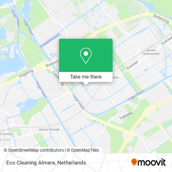 Eco Cleaning Almere map