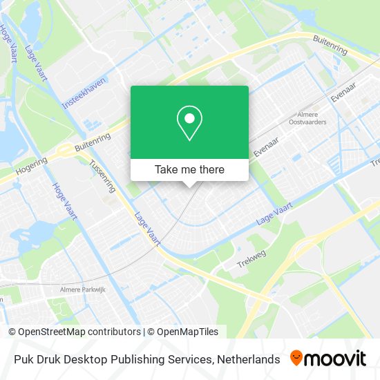 Puk Druk Desktop Publishing Services map