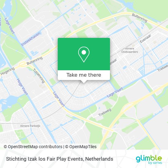 Stichting Izak los Fair Play Events Karte